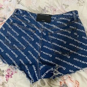 Alexander Wang Denim Shorts